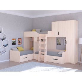 Двухъярусная кровать Трио/2