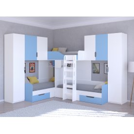 Двухъярусная кровать Трио/3