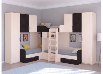 Двухъярусная кровать Трио/3