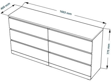 Комод Варма 6Д