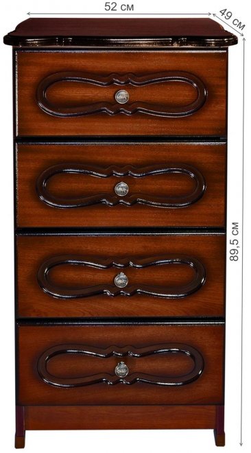 Комод Алиша-1 орех тёмный