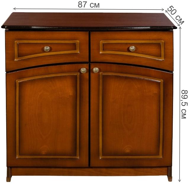 Комод Дейли-1 орех тёмный