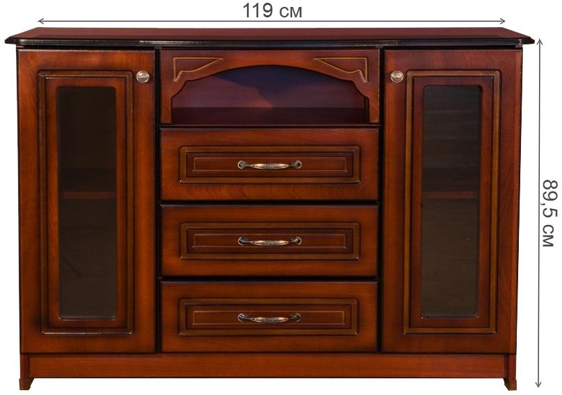 Комод Джулиана орех тёмный