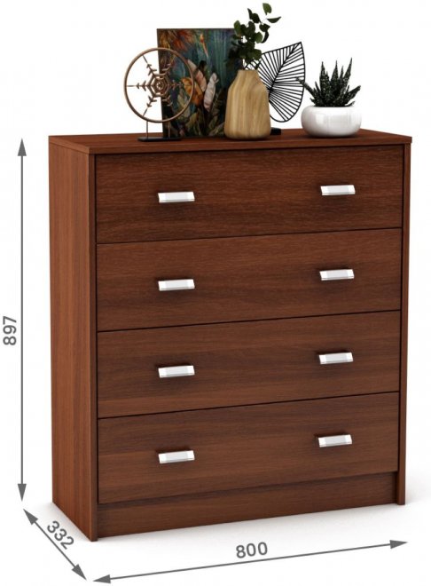 Комод Имидж-804 итальянский орех