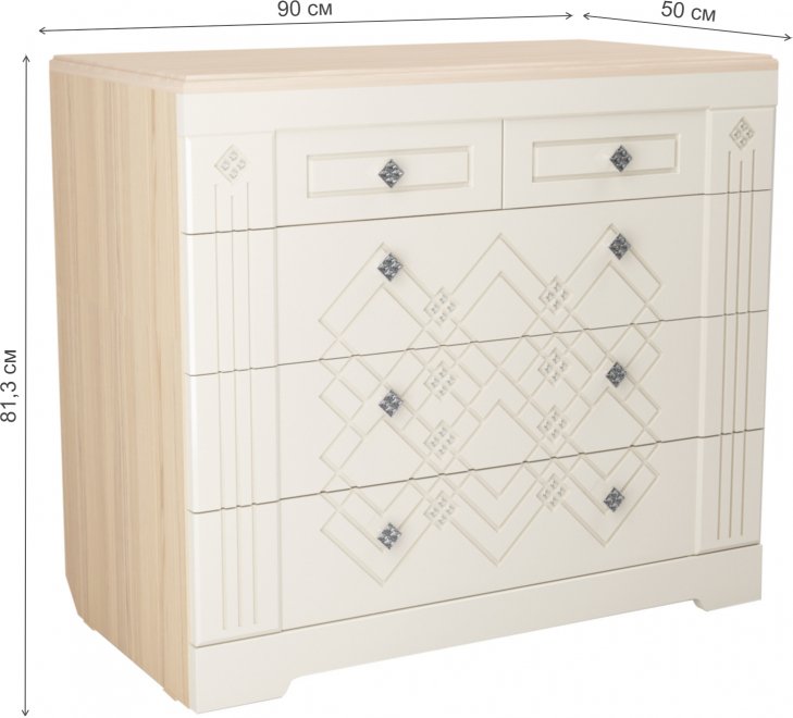 Комод Капелла № 9 туя светлая