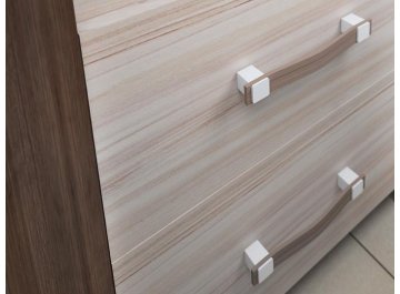 Детский комод КМД ШК шамони / карамель