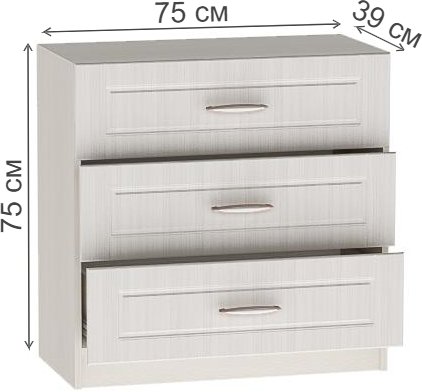 Комод Колибри МДФ сандал