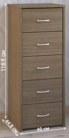 Комод КВ-51 ясень темный