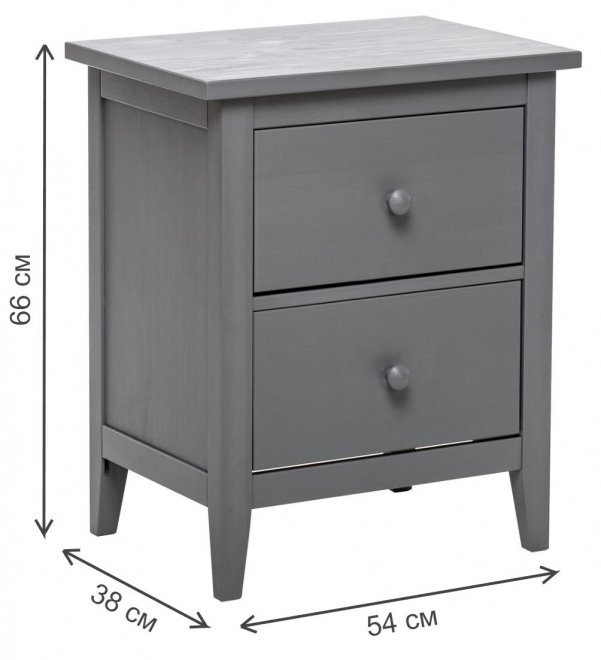 Комод Leset Мира 02 серый