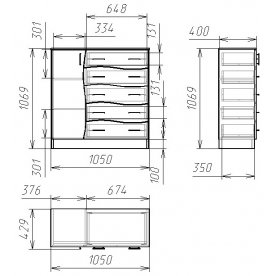 Комод Мебелеф-20