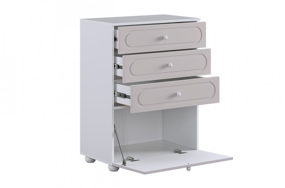 Комод Милана белое дерево / сакура