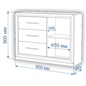 Комод Нобиле Км-120/38 ФГ ШКр