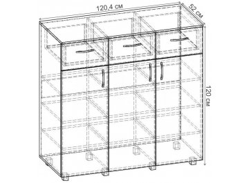 Комод Нюанс-13 К.013.1200-01