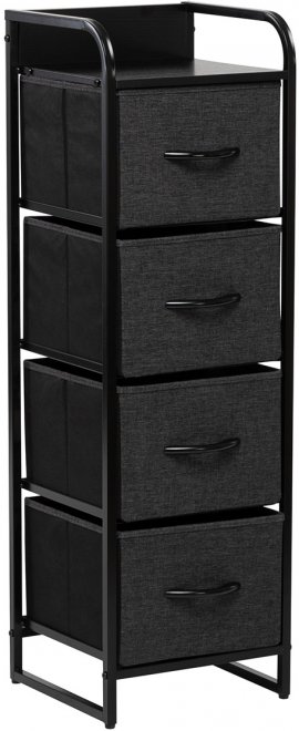 Комод-пенал Leset Ноа 4 черный