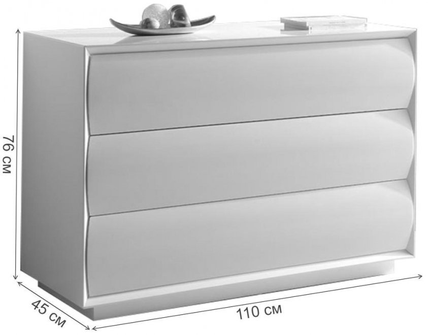 Комод С-131 белый