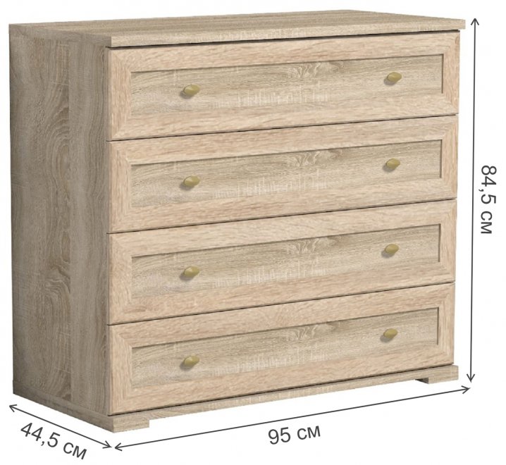 Комод Sherlock 65 дуб сонома