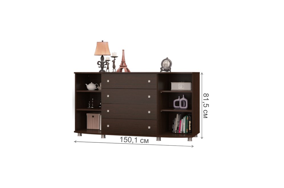 Комод Соната-11 тёмный 