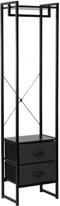 Комод-стеллаж Leset Ноа черный