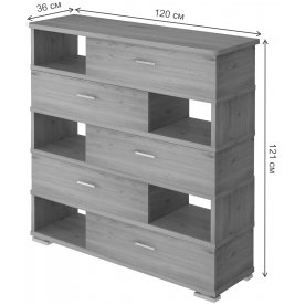 Комод СБ-40/5-ПВК