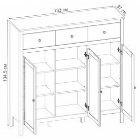 Комод Хельга KOM3D3S