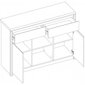 Комод Somma 2D2S2N