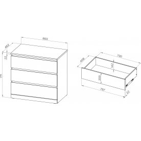 Комод Варма Прайм 3
