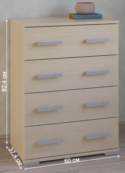 Комод Вента-93 дуб молочный