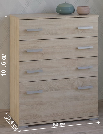 Комод Вента-99 дуб сонома