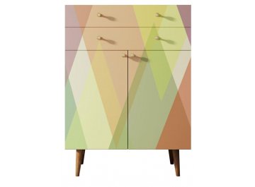 Комод Воаб орех / принт 16