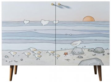 Комод Воаб орех / принт 10