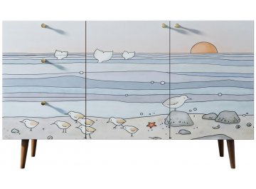 Комод Воаб орех / принт 10