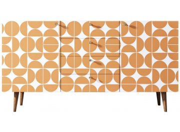 Комод Воаб орех / принт 14