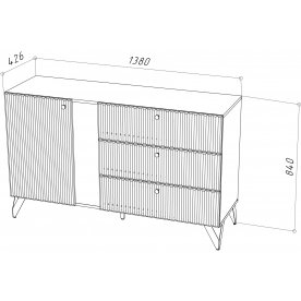 Комод Жан КД-3