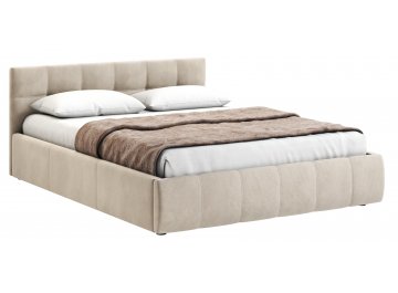 Полутораспальная кровать Афродита велюр bingo beige