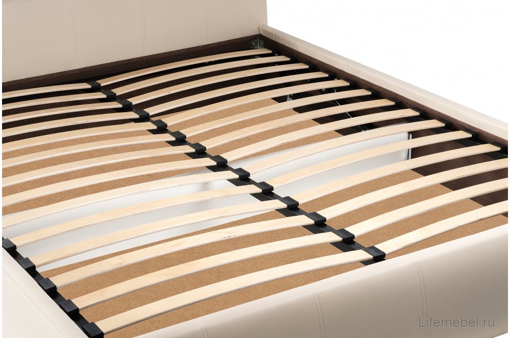 Двуспальная кровать Афродита-2 160х200 жёлтый велюр bingo yellow