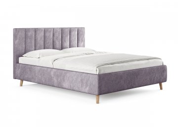 Двуспальная кровать Alma слива лофти