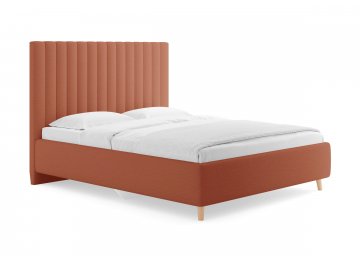 Двуспальная кровать Amanda терракотовый тедди