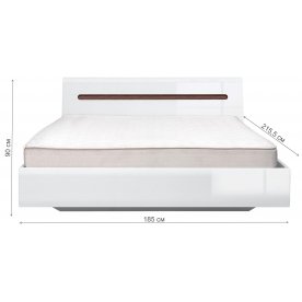 Двуспальная кровать Ацтека LOZ 180x200