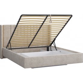 Двуспальная кровать Диор 160x200 см кашемир суфле