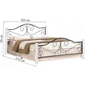 Двуспальная кровать Violetta