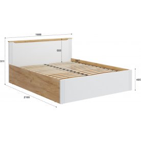 Двуспальная кровать Эмилия ЭЛ-34