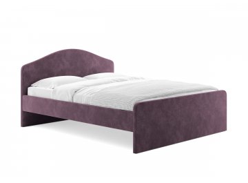 Двуспальная кровать Emma лаванда микровелюр
