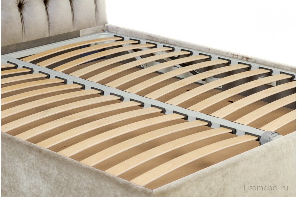 Двуспальная кровать Эстер 160х200 с ПМ Casanova grey