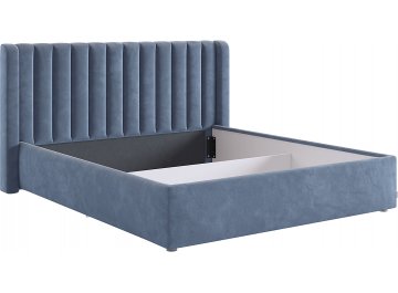 Двуспальная кровать Ева топаз велюр