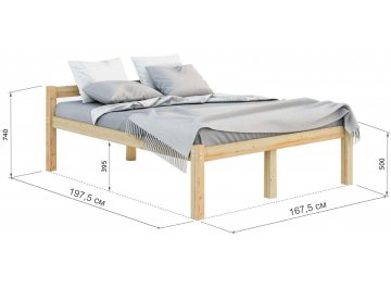 Двуспальная кровать Гор