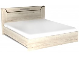 Двуспальная кровать Мале люкс 180х200 дуб галифакс белый 