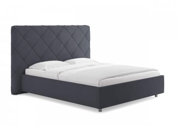 Двуспальная кровать Manhattan графитовый диагональ