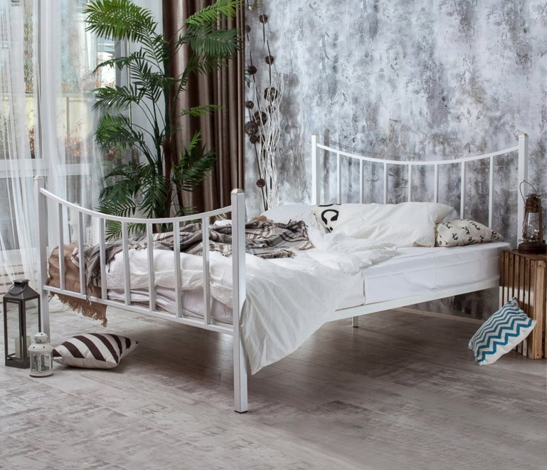 Двуспальная кровать Ринальди 180х200 см белая