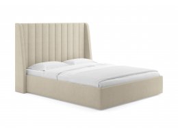 Двуспальная кровать Samanta 160x200 с основанием Лаунж бежевый