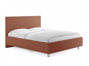 Двуспальная кровать Stella терракотовый тедди